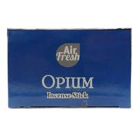 AIR FRESH Incenso Aromatico, Ottenuto Da Miscele Di Erbe, Cortecce, Fiori Ed Essenza Profumate. Ottimo Per Profumare Ambienti. Confezione Da 6 Astucci Da 20 Stick Ognuno (OPPIO)
