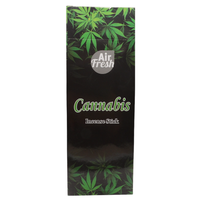 AIR FRESH Incenso Aromatico, Ottenuto Da Miscele Di Erbe, Cortecce, Fiori Ed Essenza Profumate. Ottimo Per Profumare Ambienti. Confezione Da 6 Astucci Da 20 Stick Ognuno (CANAPA)