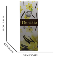 AIR FRESH Incenso Aromatico, Ottenuto Da Miscele Di Erbe, Cortecce, Fiori Ed Essenza Profumate. Ottimo Per Profumare Ambienti. Confezione Da 6 Astucci Da 20 Stick Ognuno (VANIGLIA)