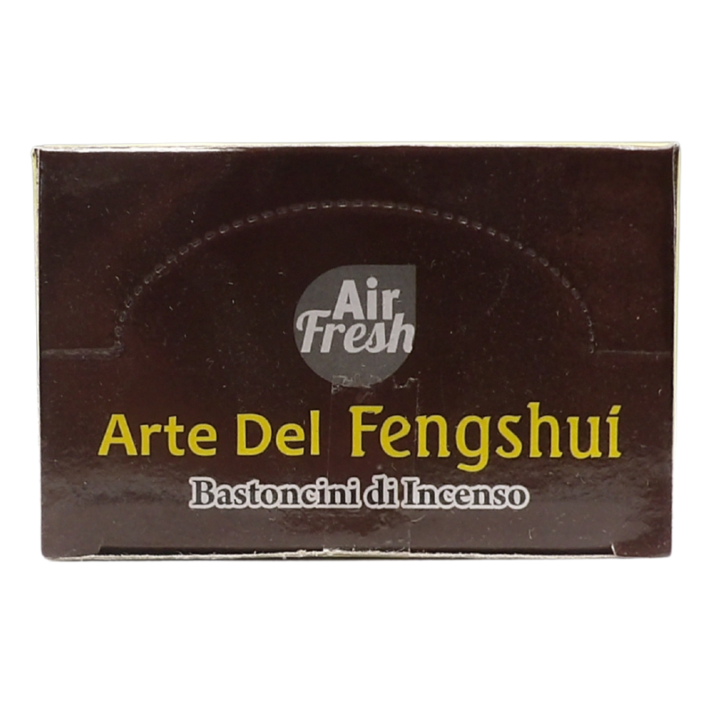 AIR FRESH Incenso Aromatico, Ottenuto Da Miscele Di Erbe, Cortecce, Fiori Ed Essenza Profumate. Ottimo Per Profumare Ambienti. Confezione Da 6 Astucci Da 20 Stick Ognuno (ARTE DEL FENGSHUI)