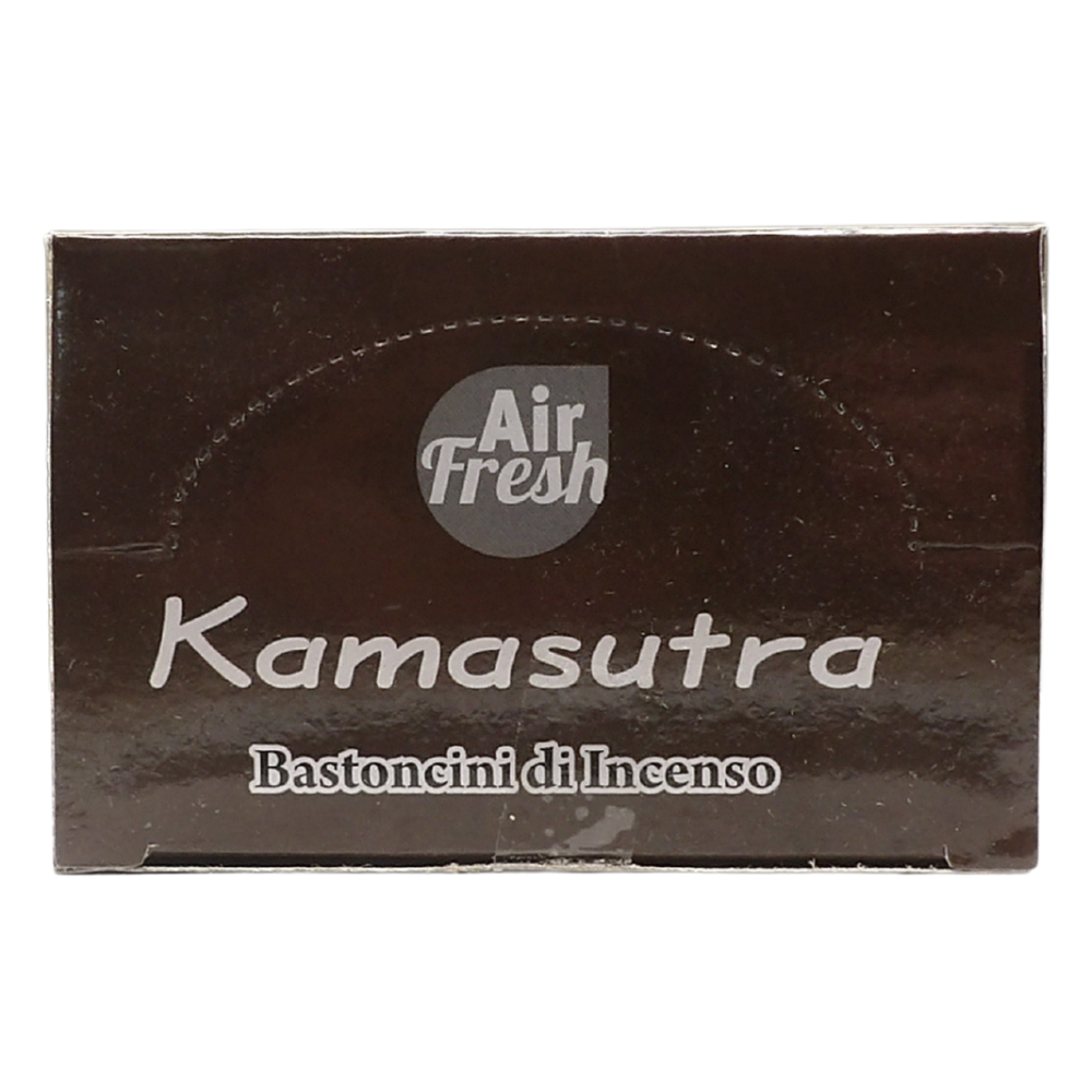 AIR FRESH Incenso Aromatico, Ottenuto Da Miscele Di Erbe, Cortecce, Fiori Ed Essenza Profumate. Ottimo Per Profumare Ambienti. Confezione Da 6 Astucci Da 20 Stick Ognuno (KAMASUTRA)