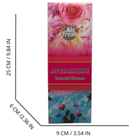 AIR FRESH Incenso Aromatico, Ottenuto Da Miscele Di Erbe, Cortecce, Fiori Ed Essenza Profumate. Ottimo Per Profumare Ambienti. Confezione Da 6 Astucci Da 20 Stick Ognuno (ATTRAZIONE)