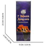 AIR FRESH Incenso Aromatico, Ottenuto Da Miscele Di Erbe, Cortecce, Fiori Ed Essenza Profumate. Ottimo Per Profumare Ambienti. Confezione Da 6 Astucci Da 20 Stick Ognuno (7 MAGIE AFRICANE)