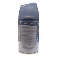 AIR FRESH Ricarica Spray Compatibile con gli Erogatori Automatici, Ideato per Donare ai Tuoi Ambienti un Piacevole Profumo, 250ml, Disponibile in Diverse Fragranze (Fresco Talco)
