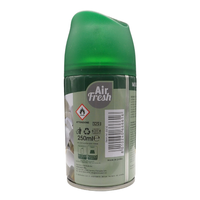 AIR FRESH Ricarica Spray Compatibile con gli Erogatori Automatici, Ideato per Donare ai Tuoi Ambienti un Piacevole Profumo, 250ml, Disponibile in Diverse Fragranze (Muschio Bianco)