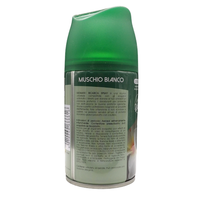 AIR FRESH Ricarica Spray Compatibile con gli Erogatori Automatici, Ideato per Donare ai Tuoi Ambienti un Piacevole Profumo, 250ml, Disponibile in Diverse Fragranze (Muschio Bianco)