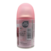 AIR FRESH Ricarica Spray Compatibile con gli Erogatori Automatici, Ideato per Donare ai Tuoi Ambienti un Piacevole Profumo, 250ml, Disponibile in Diverse Fragranze (Rosa)