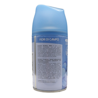 AIR FRESH Ricarica Spray Compatibile con gli Erogatori Automatici, Ideato per Donare ai Tuoi Ambienti un Piacevole Profumo, 250ml, Disponibile in Diverse Fragranze (Fiori di Campo)