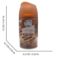 AIR FRESH Ricarica Spray Compatibile con gli Erogatori Automatici, Ideato per Donare ai Tuoi Ambienti un Piacevole Profumo, 250ml, Disponibile in Diverse Fragranze (Antitabacco)