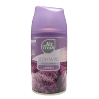 AIR FRESH Ricarica Spray Compatibile con gli Erogatori Automatici, Ideato per Donare ai Tuoi Ambienti un Piacevole Profumo, 250ml, Disponibile in Diverse Fragranze (Lavanda)