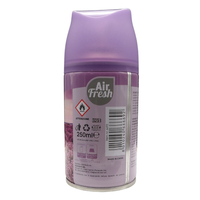 AIR FRESH Ricarica Spray Compatibile con gli Erogatori Automatici, Ideato per Donare ai Tuoi Ambienti un Piacevole Profumo, 250ml, Disponibile in Diverse Fragranze (Lavanda)