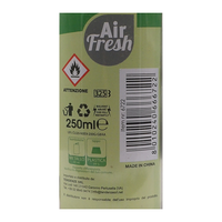 AIR FRESH Ricarica Spray Compatibile con gli Erogatori Automatici, Ideato per Donare ai Tuoi Ambienti un Piacevole Profumo, 250ml, Disponibile in Diverse Fragranze (Mela Verde)