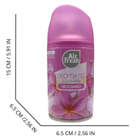 AIR FRESH Ricarica Spray Compatibile con gli Erogatori Automatici, Ideato per Donare ai Tuoi Ambienti un Piacevole Profumo, 250ml, Disponibile in Diverse Fragranze (Gelsomino)