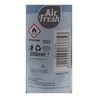 AIR FRESH Ricarica Spray Compatibile con gli Erogatori Automatici, Ideato per Donare ai Tuoi Ambienti un Piacevole Profumo, 250ml, Disponibile in Diverse Fragranze (Elimina Odori)