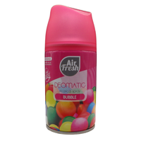 AIR FRESH Ricarica Spray Compatibile con gli Erogatori Automatici, Ideato per Donare ai Tuoi Ambienti un Piacevole Profumo, 250ml, Disponibile in Diverse Fragranze (Bubble)