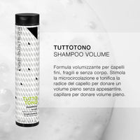 Diego dalla Palma | TUTTOTONO - Balsamo Capelli VOLUME, Condizionante Leggero per Capelli Fini e Fragili, Rivitalizza la Fibra Capillare, 250ml