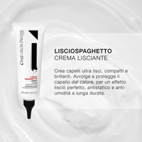 Diego dalla Palma | LISCIOSPAGHETTO - Crema LISCIANTE, Crema Capelli Liscio Perfetto, Antistatico e Anti-umidità a Lunga Durata, 125ml