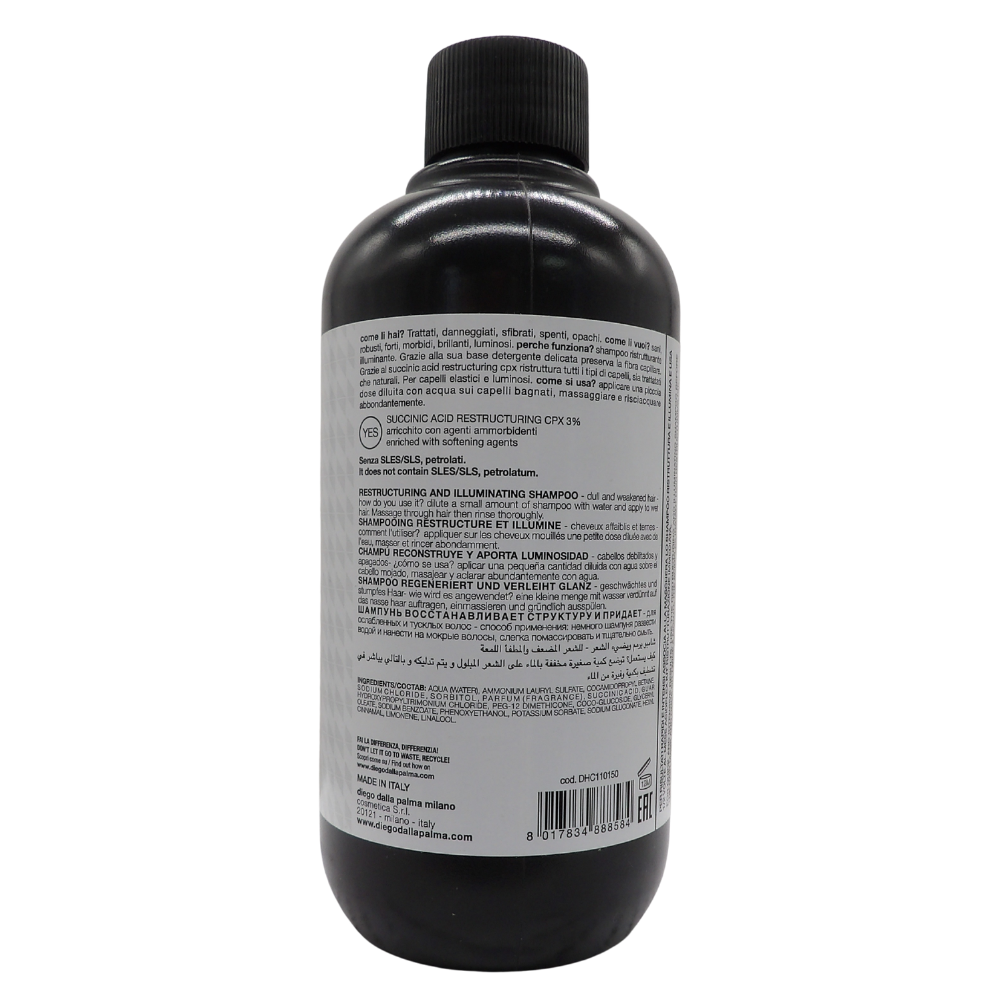 DIEGO DALLA PALMA "Acid Plex Shampoo Ristrutturante e Illuminante"Shampoo Diego dalla Palma Acid Plex. Ristruttura e illumina i capelli danneggiati in 250ml.