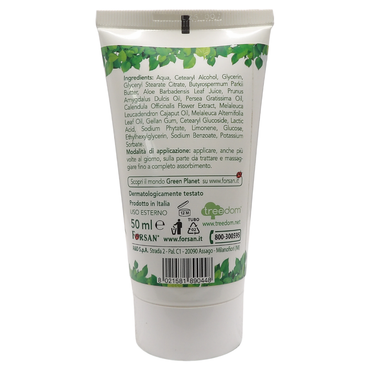 FORSAN, La Tradizione Erboristica Forsan - Crema Viso e Corpo Tea Tree Calendula - Crema Multiuso Lenitiva e Protettiva, Contro Arrossamenti e Irritazioni - 50 ml