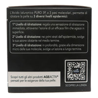 MATT, AGEACTIV Hyaluron Filler, Crema Viso e Collo, con Acido Ialuronico Puro e Filtri Solari SPF 15, Tripla Idratazione, Rigenera e Rimodella la Pelle, Protegge dai Raggi Solari, Senza Profumo, 50 ml