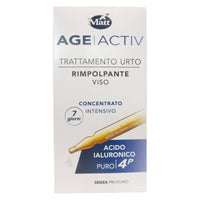 MATT, Trattamento Urto Rimpolpante Viso Acido Ialuronico PURO 4P, Idrata e Rende la Pelle Elastica e Luminosa, Applicazione di 7 Giorni, Confezione da 7 Fiale da 2 ml