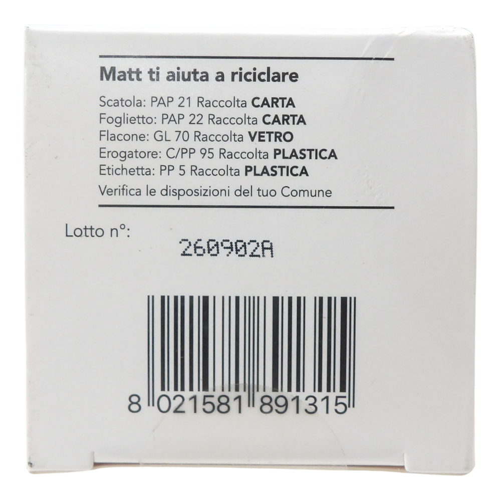 MATT, AGEACTIV Skin Perfect, Siero Viso e Collo, con Bava di Lumaca Pura, Rigenera la Pelle, Rallenta l'Invecchiamento Cutaneo, Uniforma l'Incarnato, Cruelty Free, Senza Profumo, 30 ml