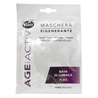 MATT, Maschera Viso Monouso In Tessuto, Rigenerante, AGE ACTIV, Bava Di Lumaca Pura, senza profumo, senza risciacquo (Confezione Monodose) 17 ml