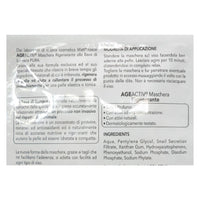 MATT, Maschera Viso Monouso In Tessuto, Rigenerante, AGE ACTIV, Bava Di Lumaca Pura, senza profumo, senza risciacquo (Confezione Monodose) 17 ml