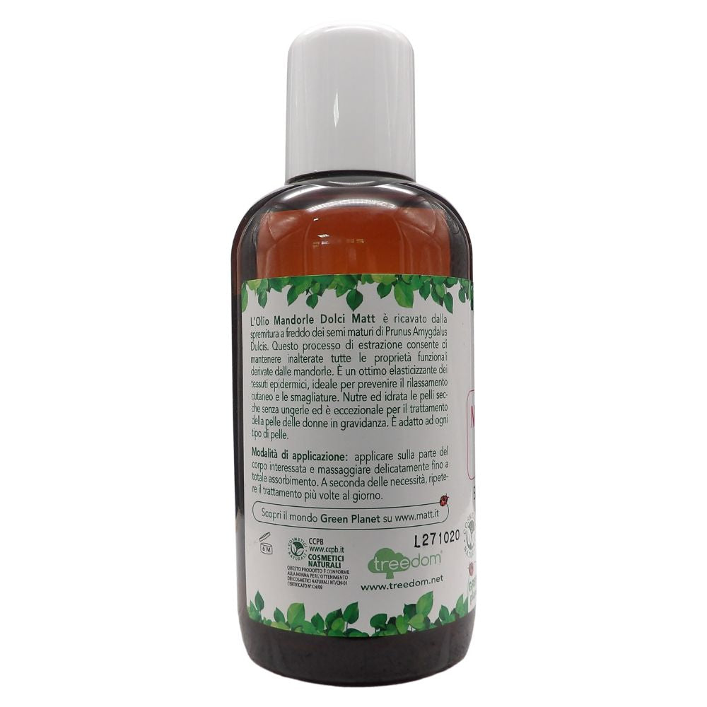FORSAN, Olio MANDORLE Dolci Corpo. Puro 100%, Elasticizzante 250ml