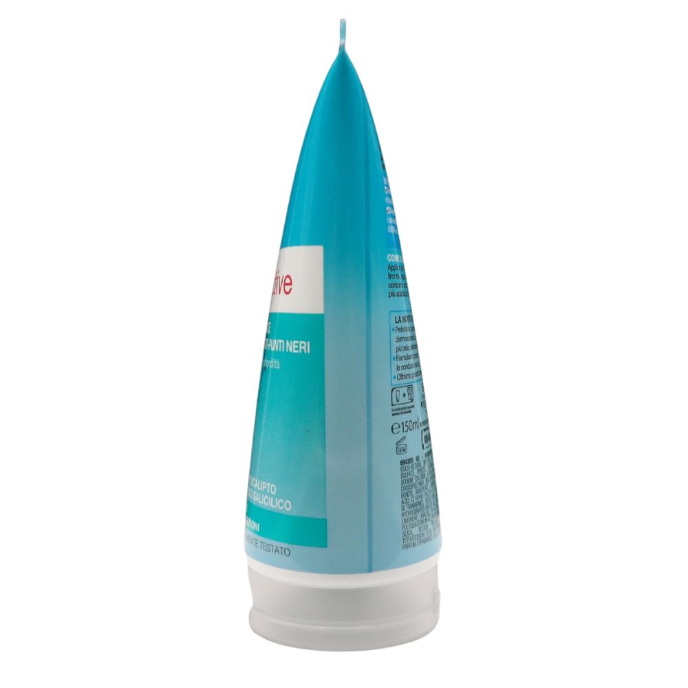 GARNIER Pure Active Gel Detergente Esfoliante Anti-Punti Neri per Pelli Grasse o con Imperfezioni, 150 ml