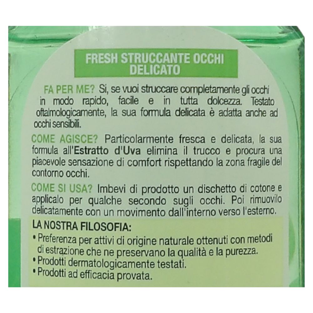 GARNIER Fresh Struccante Occhi Delicato per Pelli Normali o Miste - 125 ml