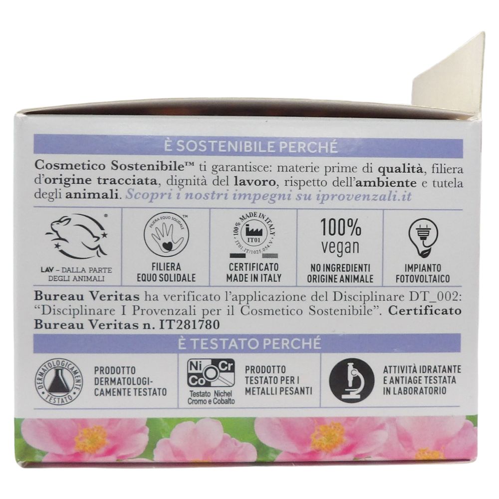 I PROVENZALI, Crema Viso Antietà Biologica Rosa Mosqueta, 50 ml