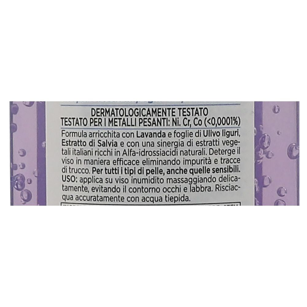I PROVENZALI, Gel Detergente Biologico LAVANDA LIGURE Con Estratto Di Ulivo, Purificante e Per Uso Quotidiano 150ml