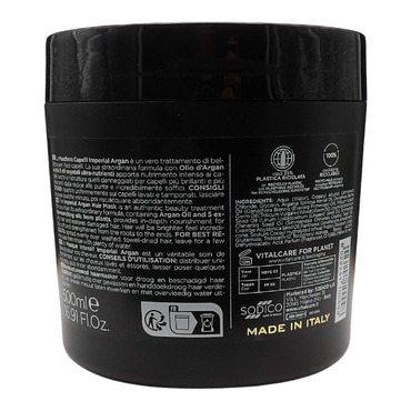VITALCARE Imperial Argan - Maschera Capelli Ristrutturante per Capelli Secchi e Danneggiati, con Argan Oil Complex, Maschera Ristrutturante Capelli, 500 ml