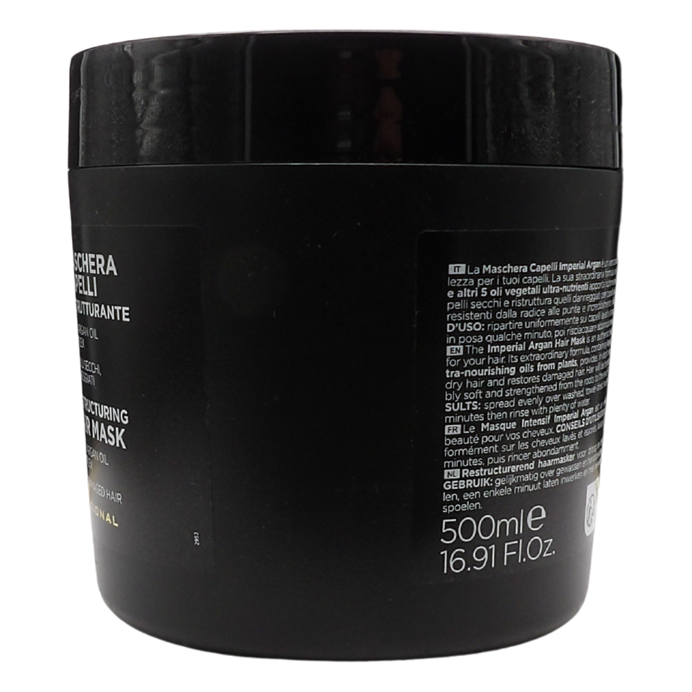 VITALCARE Imperial Argan - Maschera Capelli Ristrutturante per Capelli Secchi e Danneggiati, con Argan Oil Complex, Maschera Ristrutturante Capelli, 500 ml