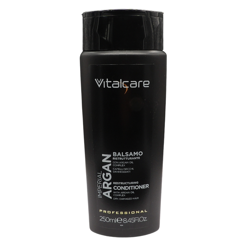 VITALCARE IMPERIAL ARGAN, Balsamo Ristrutturante Con Argan Oil Complex. Per Capelli Secchi o Danneggiati 250ml