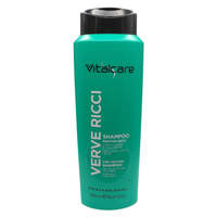 VITALCARE Verve - Shampoo Ravvivaricci, Shampoo per Capelli Ricci o Mossi, con Elastina e Collagene, Aiuta a Definire ed Esaltare i Ricci, 500 ml