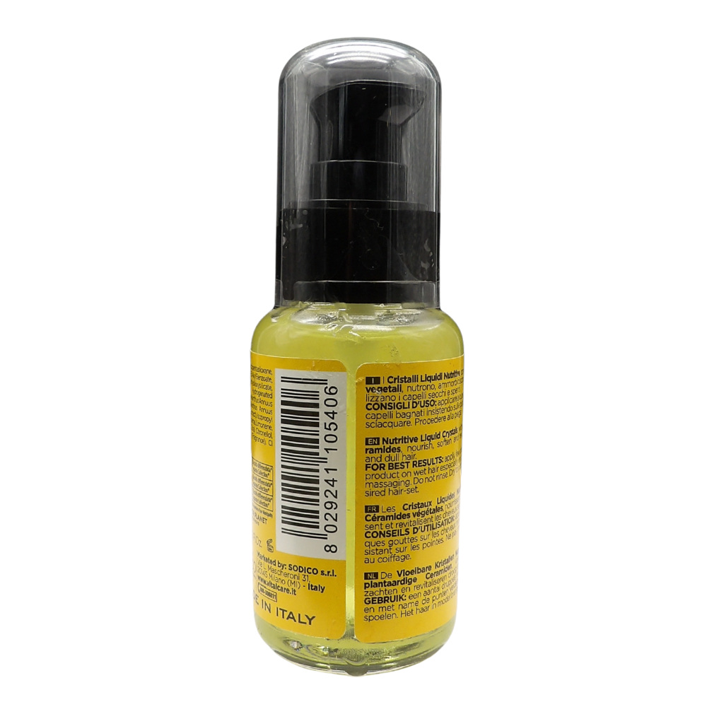 VITALCARE Nutritive - Cristalli Liquidi per Capelli, Cristalli Nutrienti e Ristrutturanti, per Capelli Secchi e Spenti, con Ceramidi Vegetali, 50 ml