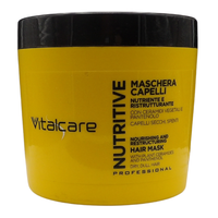 VITALCARE Maschera Per Capelli NUTRITIVE, Nutriente e Ristrutturante, Con Ceramidi Vegetali e Pantenolo. Per Capelli Secchi e Spenti 500ml