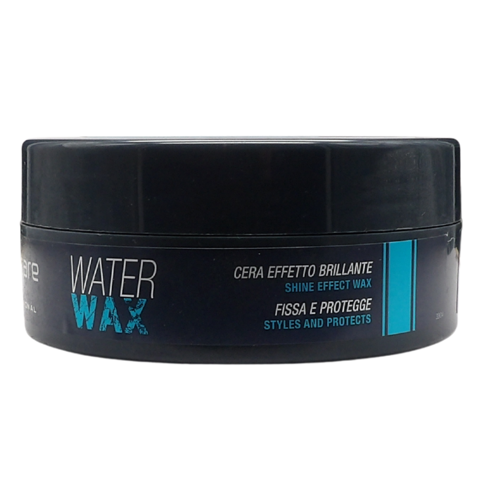 VITALCARE Cera Con Effetto Brillante, Water Wax, Cera Per Capelli Uomo Professionale, Per Capelli Più Scolpiti e Definiti 100ml