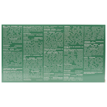 VITALCARE Swiss - Trattamento Anticaduta Uomo, Energizzante, Ristrutturante, con Complesso di Molecole Follicusan, 10 Fiale Anticaduta Capelli Uomo da 6 ml, con Pratico Dosatore