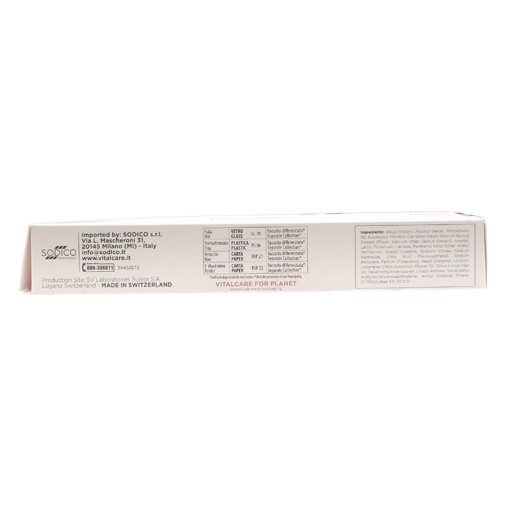 VITALCARE Swiss - Trattamento Anticaduta Donna, Energizzante, Ristrutturante, con Complesso di Molecole Follicusan, 10 Fiale Anticaduta Capelli Donna da 6 ml, con Pratico Dosatore