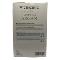 VITALCARE CONFEZIONE CRYSTAL KIT IMPERIAL ARGAN, Shampoo Rinforzante 250 ml, Trattamento Ristrutturante 100 ml, più Spazzola Sciogli Nodi.