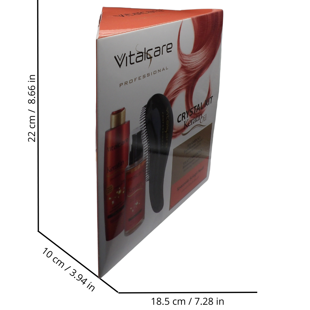 VITALCARE  confezione idea regalo CRYSTAL keratin