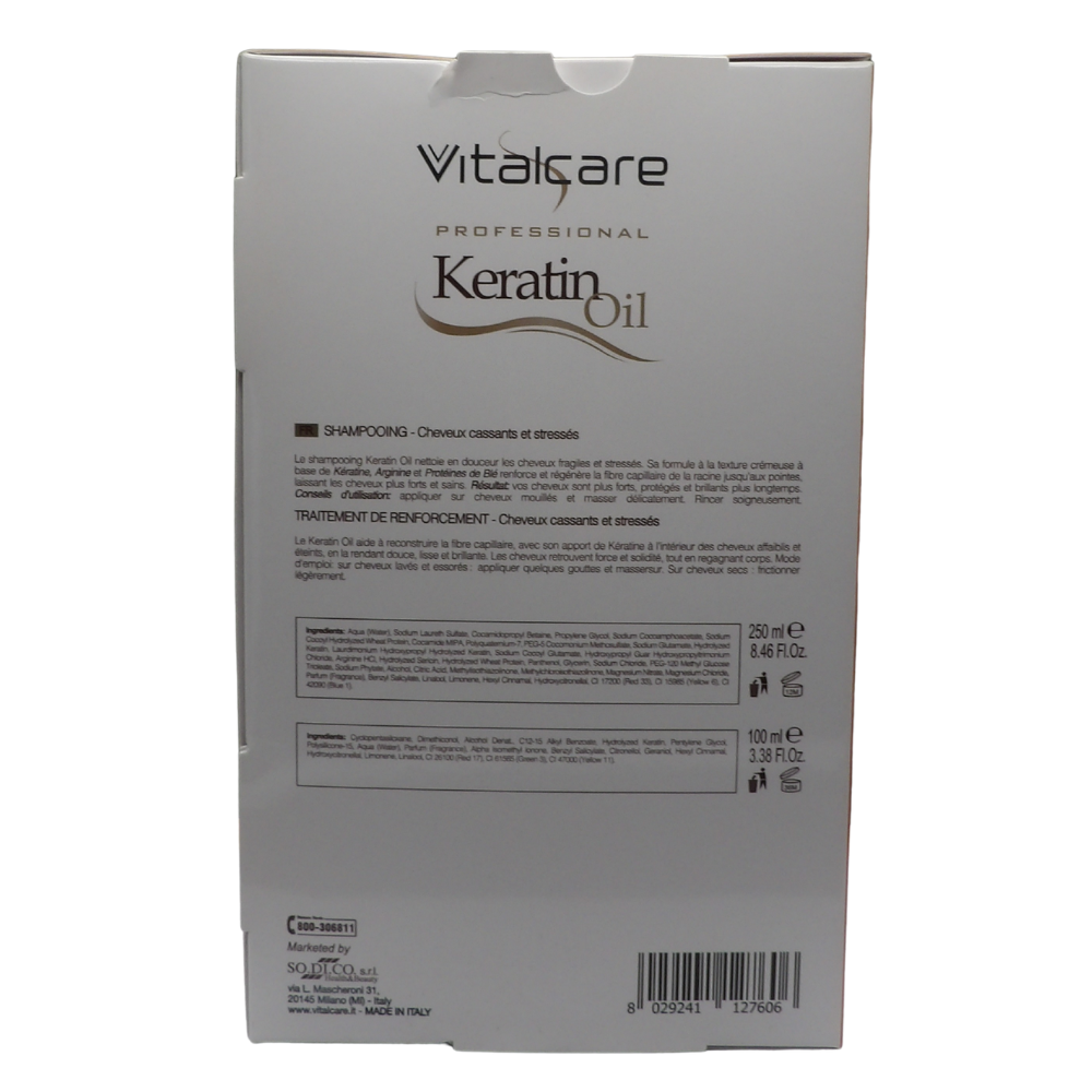 VITALCARE  confezione idea regalo CRYSTAL keratin