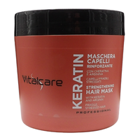VITALCARE Keratin - Maschera Capelli Rinforzante, per Capelli Fragili e Stressati, con Cheratina e Arginina, per Capelli più Forti e Morbidi, 500 ml