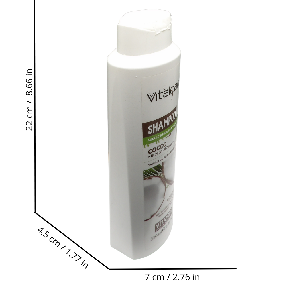 VITALCARE Vitamins Cocco Shampoo Addolcente E Nutriente 500 Ml