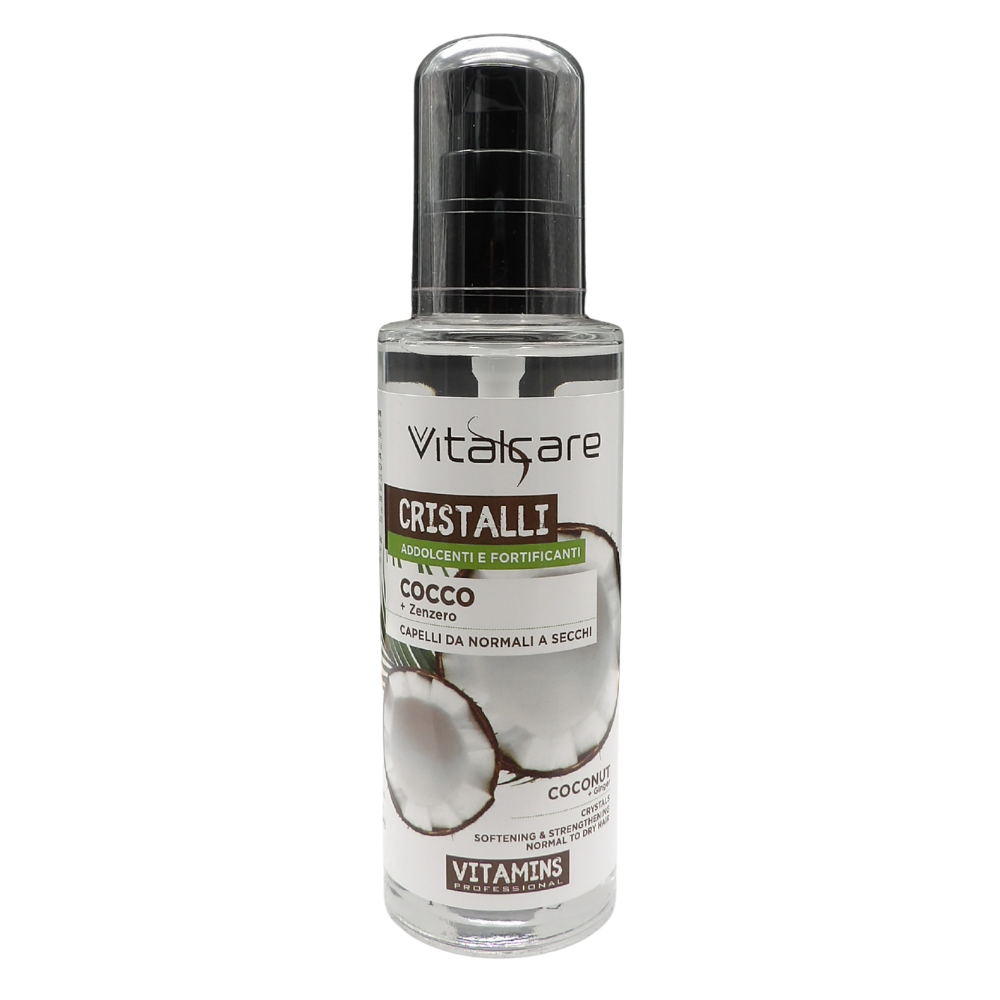 VITALCARE Vitamins Cocco Cristalli Liquidi Addolcente E Nutriente, Zenzero