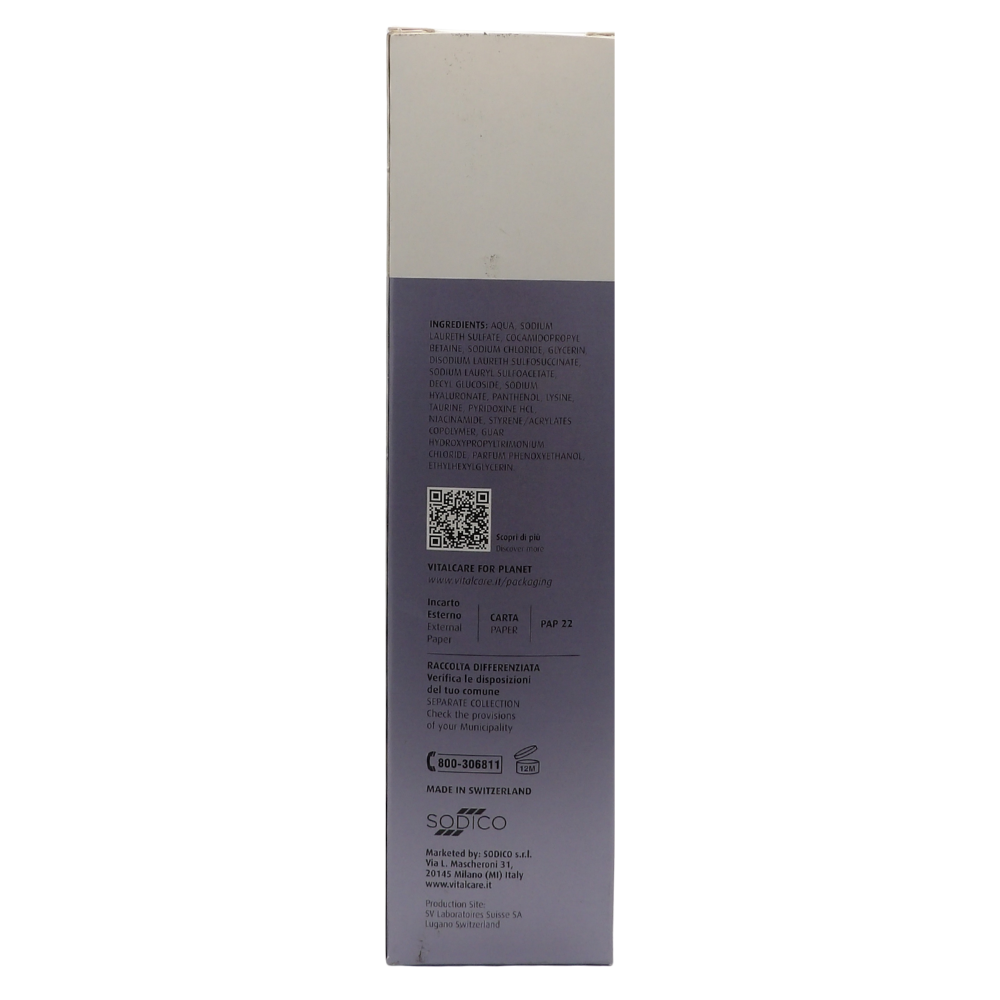 VITALCARE Shampoo Booster Hyalufiller, Shampoo Idratante e Volumizzante, Con Acido Ialuronico, Per Tutti i Tipi di Capello, 200ml