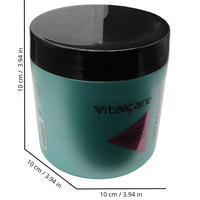 VITALCARE Maschera Per Capelli HYALUKER Ad Azione Idratante e Rinforzante, Con Acido Ialuronico e Cheratina Vegetale. Per Capelli Secchi e Disidratati 400ml